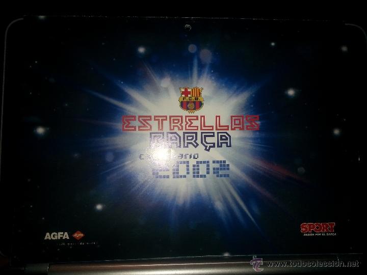 Coleccionismo deportivo: CALENDARIO ESTRELLAS DEL BARCA 2002  (SPORT) - Foto 1