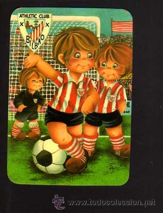 Coleccionismo deportivo: Calendario de bolsillo. Bilbao. 1980 - Foto 1