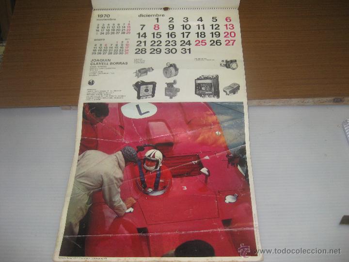 Coleccionismo deportivo: Calendario,Casa Edison 1970 JCB - Foto 4