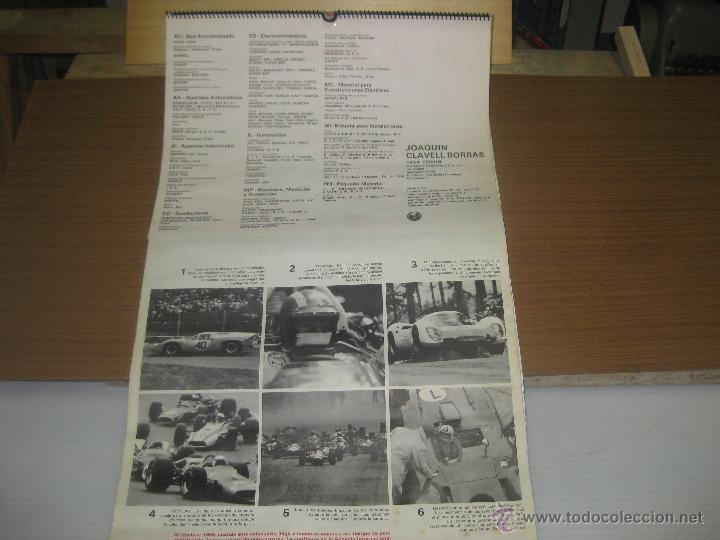 Coleccionismo deportivo: Calendario,Casa Edison 1970 JCB - Foto 6