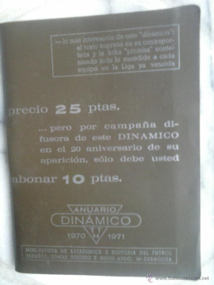 Coleccionismo deportivo: Anuario DINAMICO , 70-71. - Foto 1