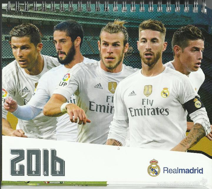 Coleccionismo deportivo: CALENDARIO DE 2016 DE MESA DE CARTON DURO - Foto 1