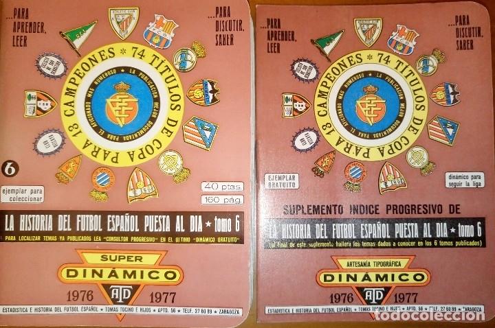 Coleccionismo deportivo: CALENDARIO DINAMICO CON SUPLEMENTO TEMP 1976 / 1977 - Foto 1