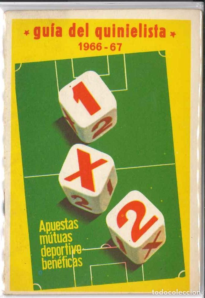 Coleccionismo deportivo: GUIA DEL QUINIELISTA  1966-67 - Foto 1