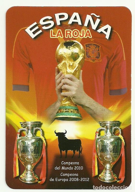 Coleccionismo deportivo: ESPA&Ntilde;A LA ROJA: CALENDARIO DE BOLSILLO. - Foto 1