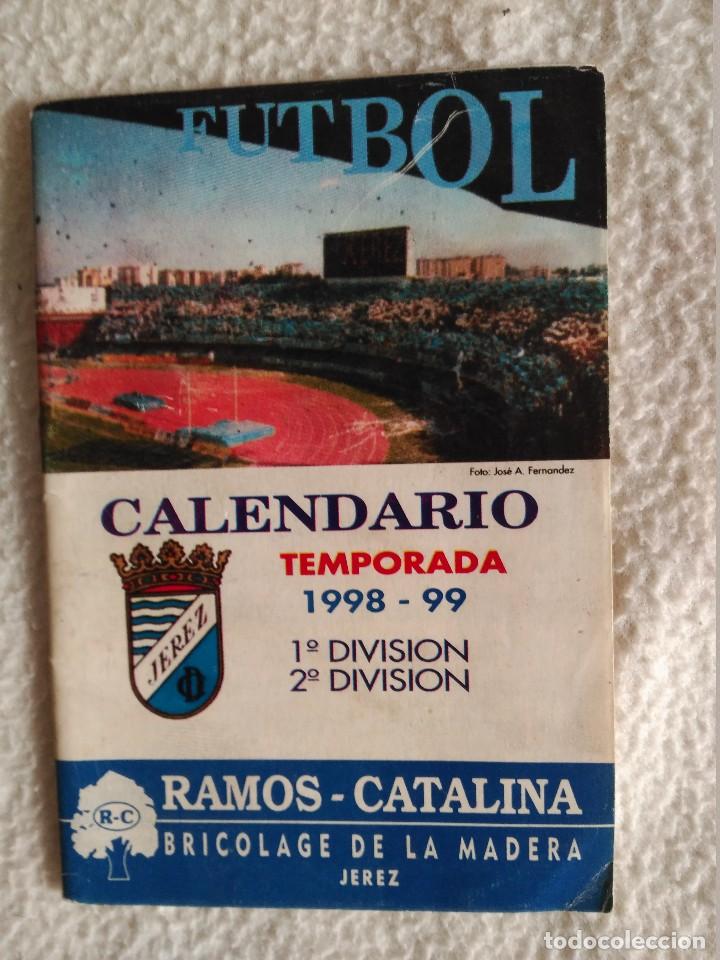 Coleccionismo deportivo: calendario de la liga 98-99 cuadernillo - Foto 1