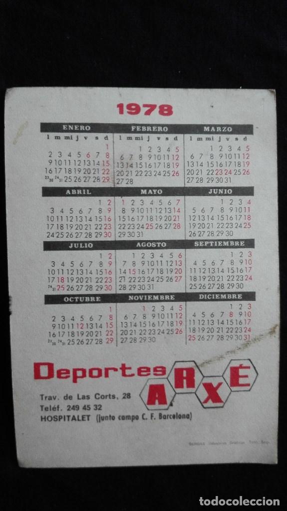 Coleccionismo deportivo: CALENDARIO F.C. BARCELONA 1978 - Foto 2