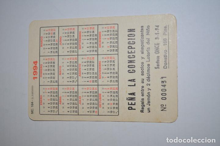 Coleccionismo deportivo: CALENDARIO DE BOLSILLO,REAL MADRID.A&Ntilde;O 1994 - Foto 2