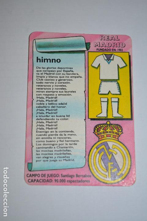 Coleccionismo deportivo: CALENDARIO DE BOLSILLO,REAL MADRID.A&Ntilde;O 1994 - Foto 1