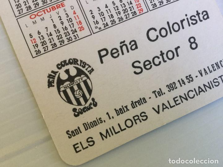 Coleccionismo deportivo: Lote 2 calendarios Valencia CF 1995 &ndash; 1998 - Foto 3
