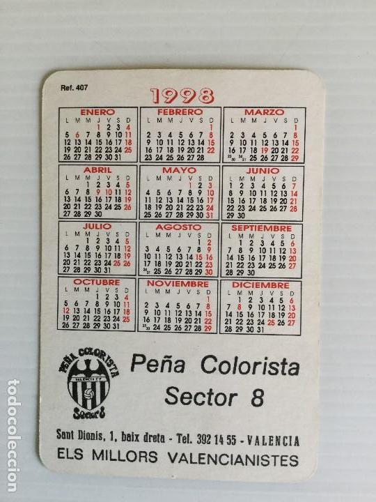Coleccionismo deportivo: Lote 2 calendarios Valencia CF 1995 &ndash; 1998 - Foto 8