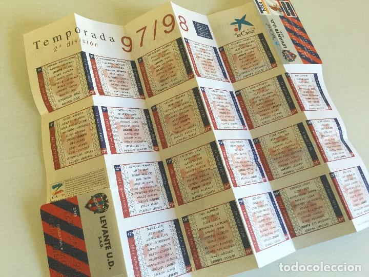 Coleccionismo deportivo: Calendario Levante UD 97/98 &ndash; La Caixa - Foto 5