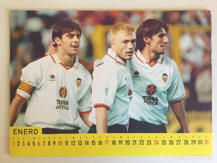 Coleccionismo deportivo: Calendario A4 1999 Valencia CF - Foto 1
