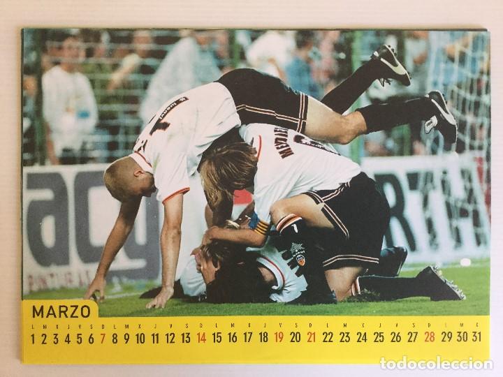 Coleccionismo deportivo: Calendario A4 1999 Valencia CF - Foto 3