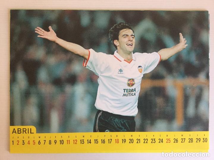 Coleccionismo deportivo: Calendario A4 1999 Valencia CF - Foto 4