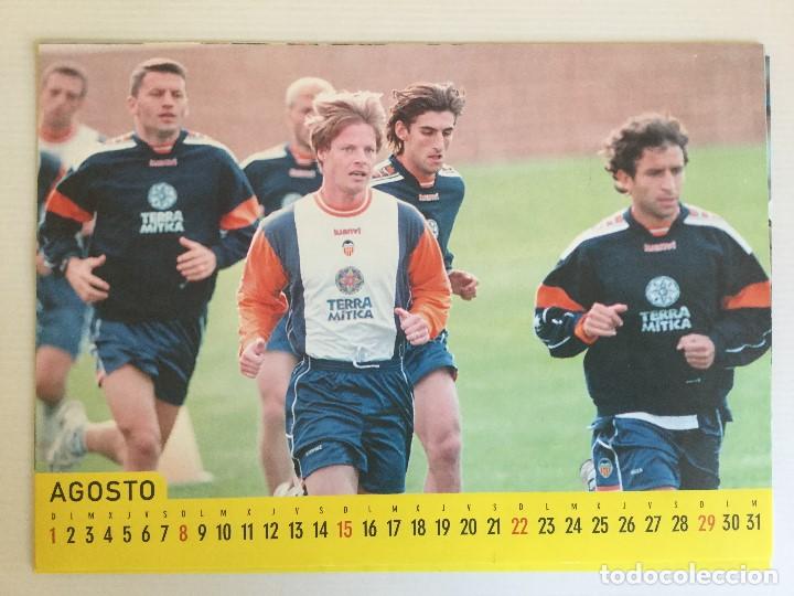Coleccionismo deportivo: Calendario A4 1999 Valencia CF - Foto 8