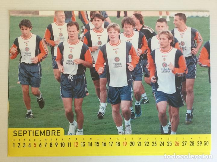 Coleccionismo deportivo: Calendario A4 1999 Valencia CF - Foto 9