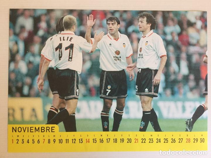 Coleccionismo deportivo: Calendario A4 1999 Valencia CF - Foto 11
