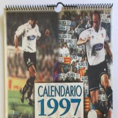 Coleccionismo deportivo: CALENDARIO DE PARED DEL VALENCIA C.F. 1997 – SUPER DEPORTE – LA CAIXA