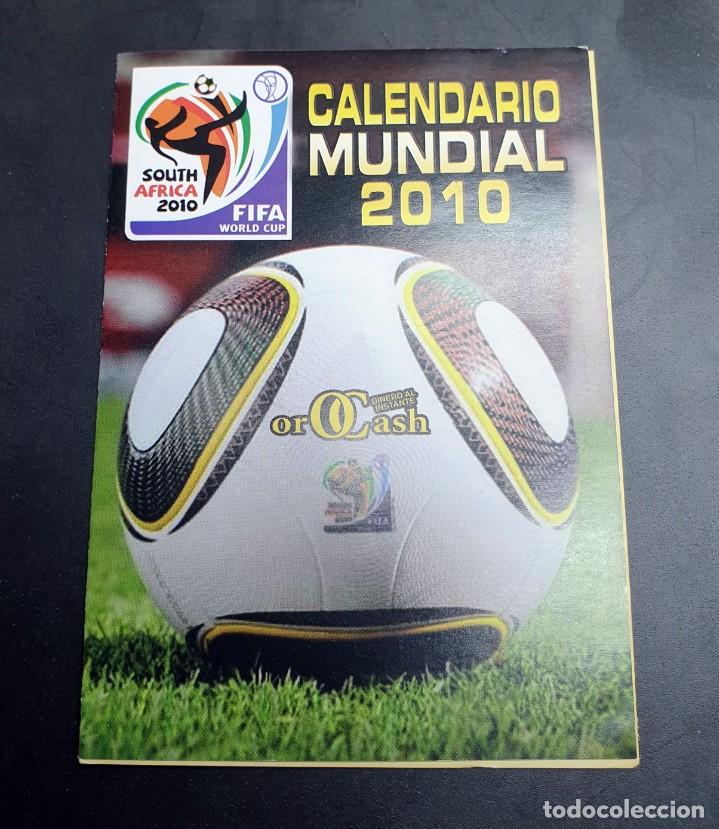 Coleccionismo deportivo: CALENDARIO MUNDIAL 2010 - Foto 1
