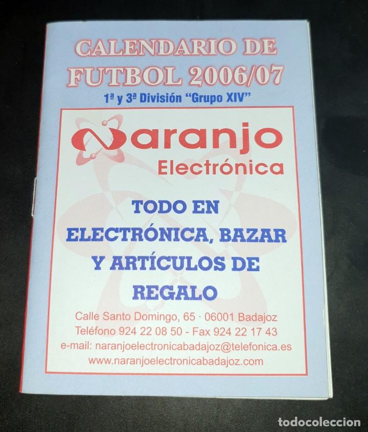 Coleccionismo deportivo: CALENDARIO DE FUTBOL 2006-2007 - Foto 1