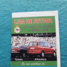 Coleccionismo deportivo: CALENDARIO PARTIDOS LIGA DE FUTBOL. PRIMERA DIVISIÓN. 1996 - 97. PUBLICIDAD SEAT. DEPORTIVO CORUÑA.. Lote 144625118