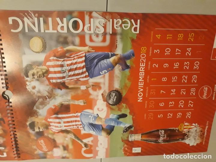 Coleccionismo deportivo: CALENDARIO DE SPORTING DE GIJON 2018 - Foto 1