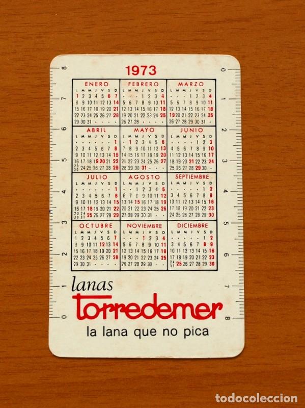 Coleccionismo deportivo: Calendario 1973 - Publicidad Lanas Torredemer - Foto 2