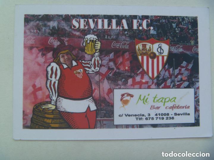 Coleccionismo deportivo: CALENDARIO DE BOLSILLO DEL SEVILLA F. C, CON TODOS LOS PARTIDOS DE LA LIGA 2014-15.
