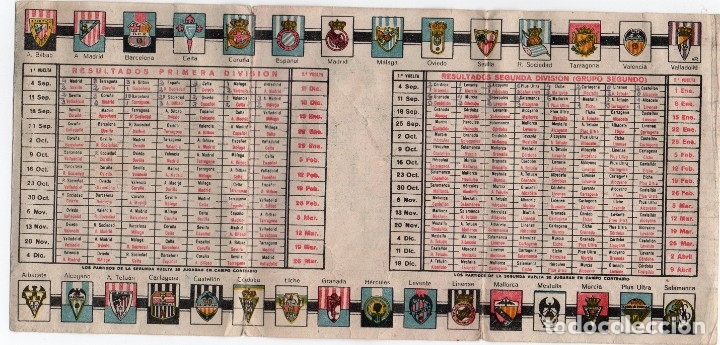Coleccionismo deportivo: calendario 1949, publicidad de cine - Foto 2