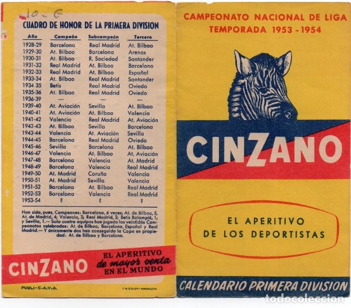 Coleccionismo deportivo: calendario 1953, - Foto 1