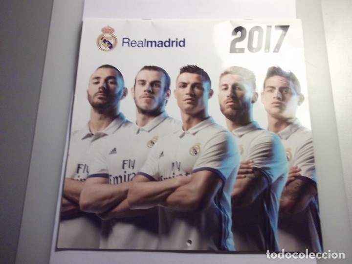 Coleccionismo deportivo: CALENDARIO DEL REAL MADRID. A&Ntilde;O 2017. - Foto 1