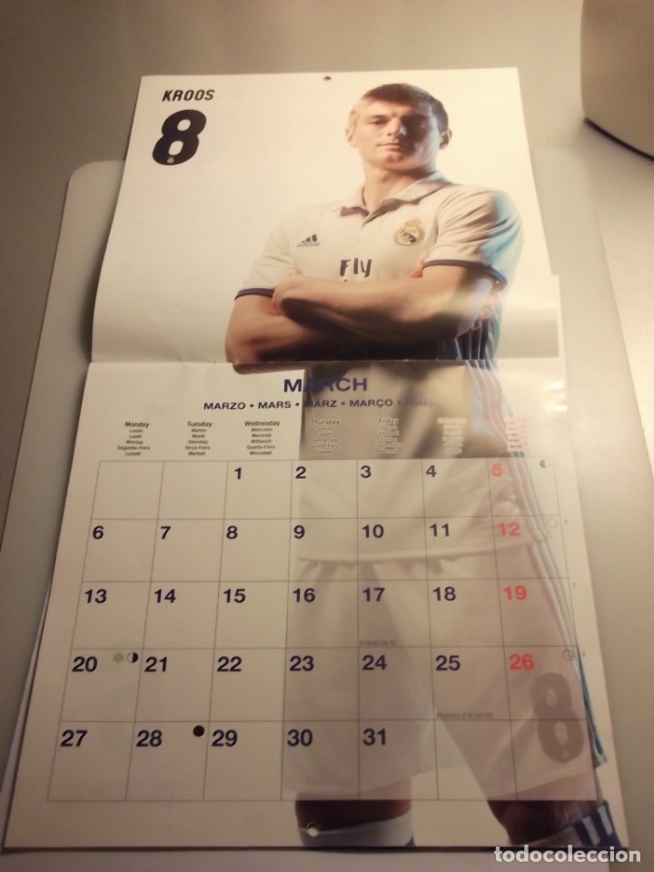 Coleccionismo deportivo: CALENDARIO DEL REAL MADRID. A&Ntilde;O 2017. - Foto 4