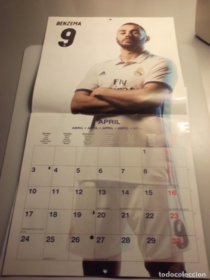 Coleccionismo deportivo: CALENDARIO DEL REAL MADRID. A&Ntilde;O 2017. - Foto 5