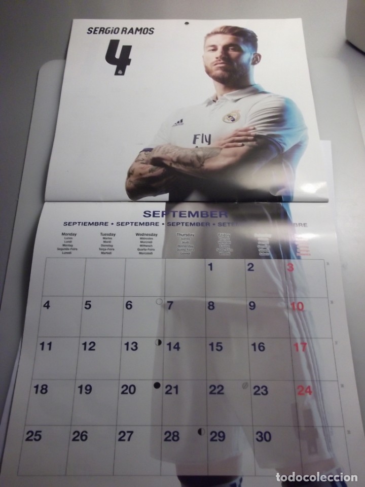 Coleccionismo deportivo: CALENDARIO DEL REAL MADRID. A&Ntilde;O 2017. - Foto 10