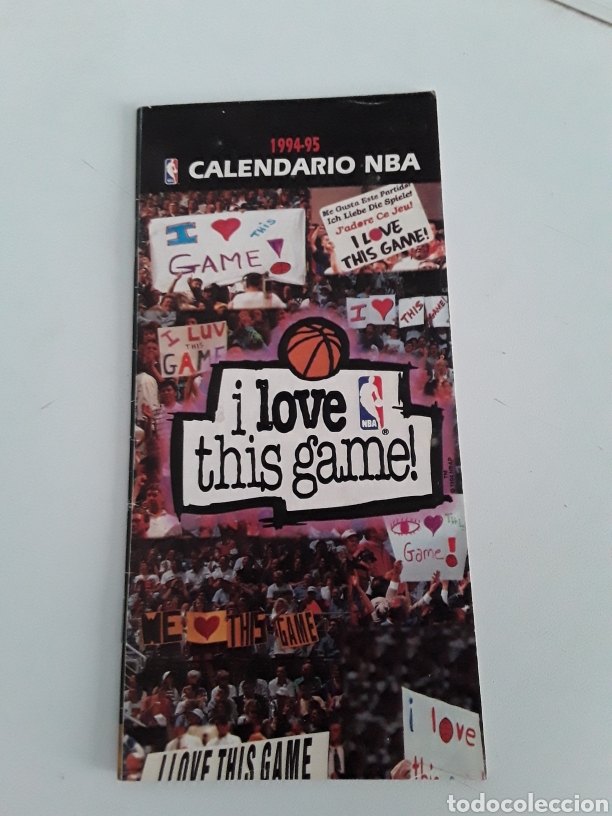 Coleccionismo deportivo: Calendario NBA 1994-95 - Foto 1
