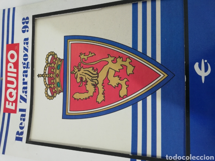 Coleccionismo deportivo: Calendario real Zaragoza equipo 1998 - Foto 3