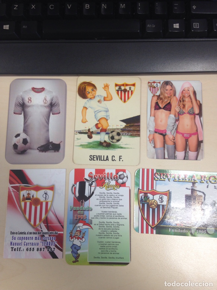 Coleccionismo deportivo: Calendarios Sevilla C. F. - Foto 1