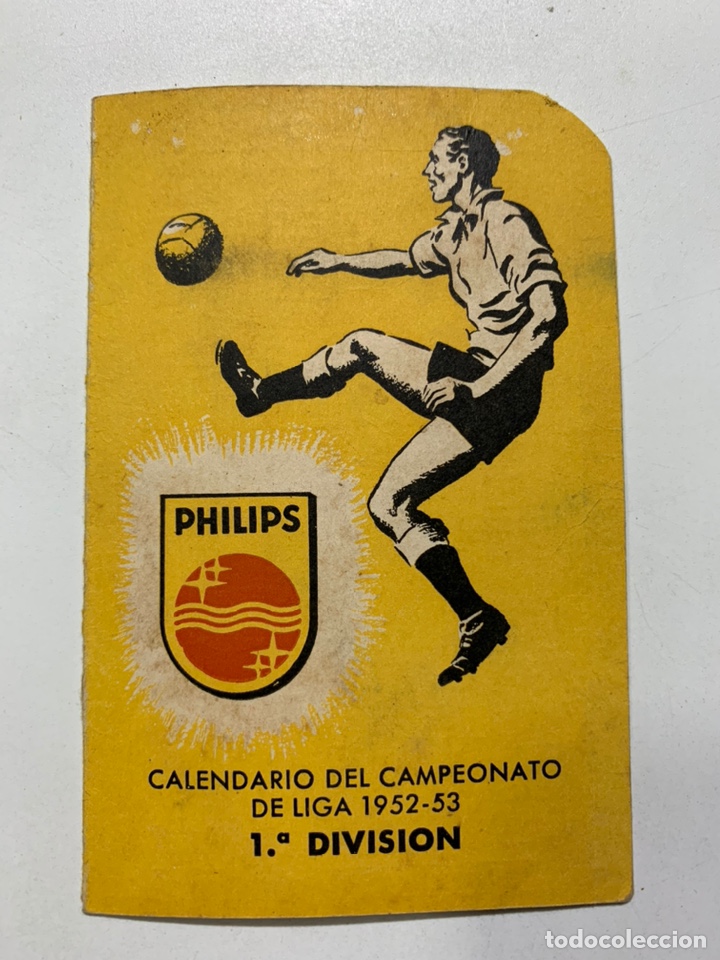 calendario campeonato de liga 1952-53 Comprar Calendarios Deportivos Antiguos en todocoleccion - 221495587