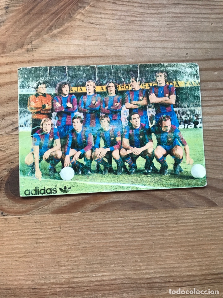 Coleccionismo deportivo: Formaci&oacute;n F. C. Barcelona 1977 - Foto 1