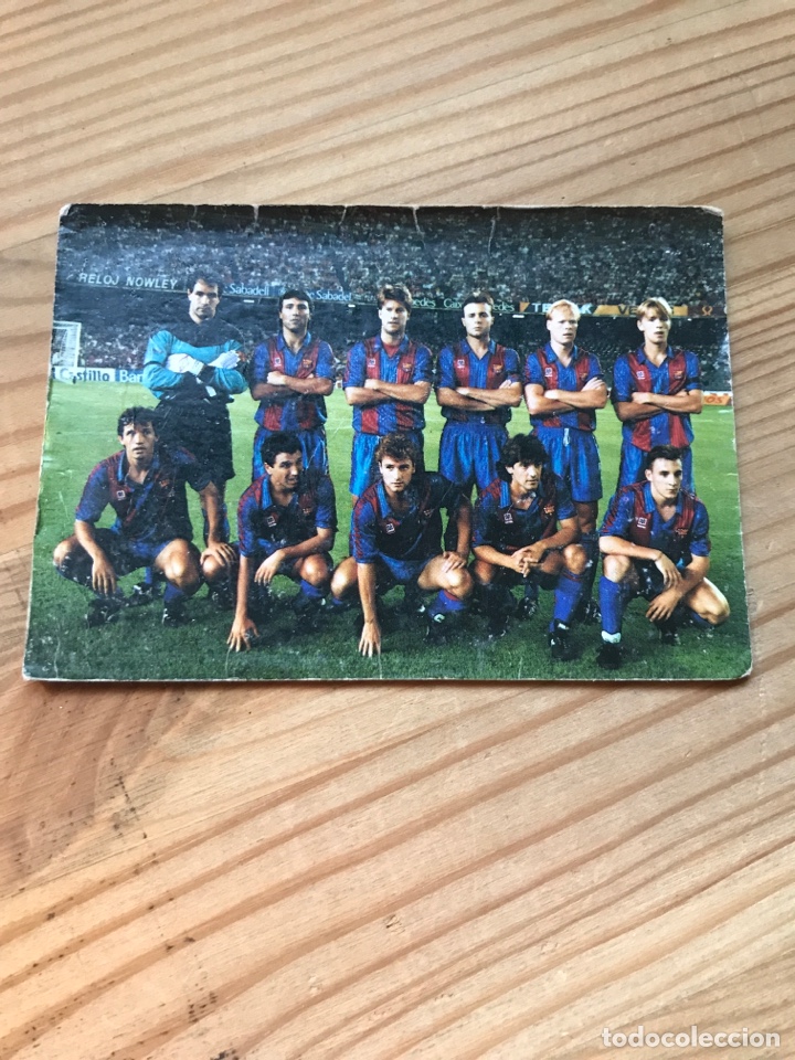 Coleccionismo deportivo: Formaci&oacute;n F. C. Barcelona 1992 - Foto 1
