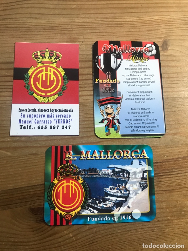 Coleccionismo deportivo: Calendarios R. Mallorca - Foto 1