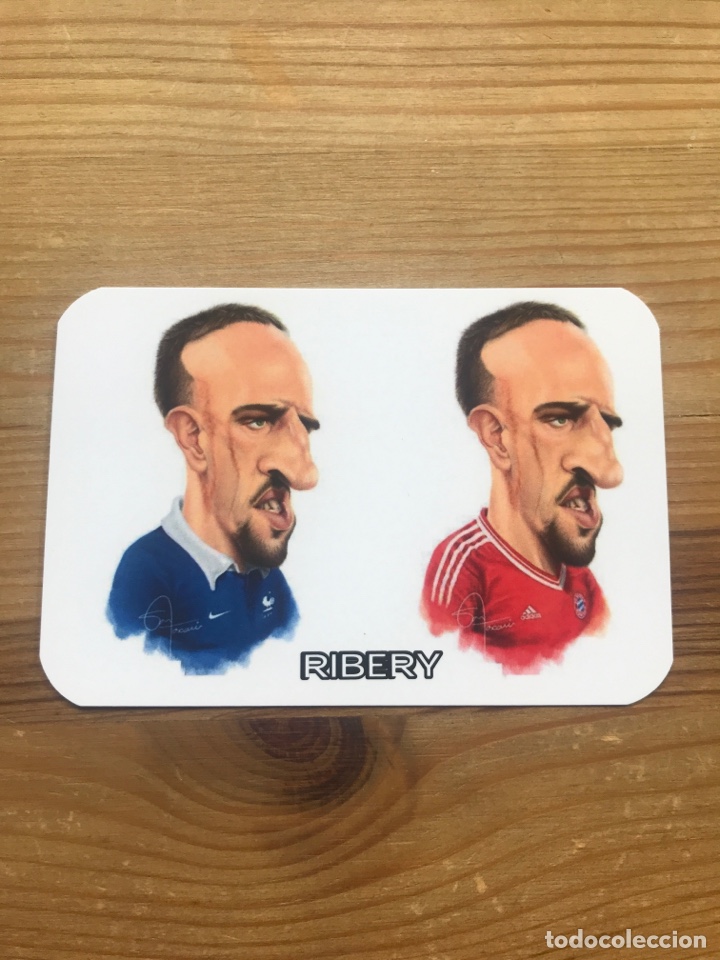 Coleccionismo deportivo: Calendario caricatura Ribery 2018 - Foto 1