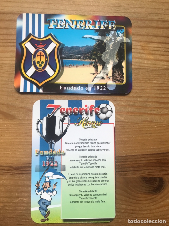 Coleccionismo deportivo: Calendarios Tenerife - Foto 1