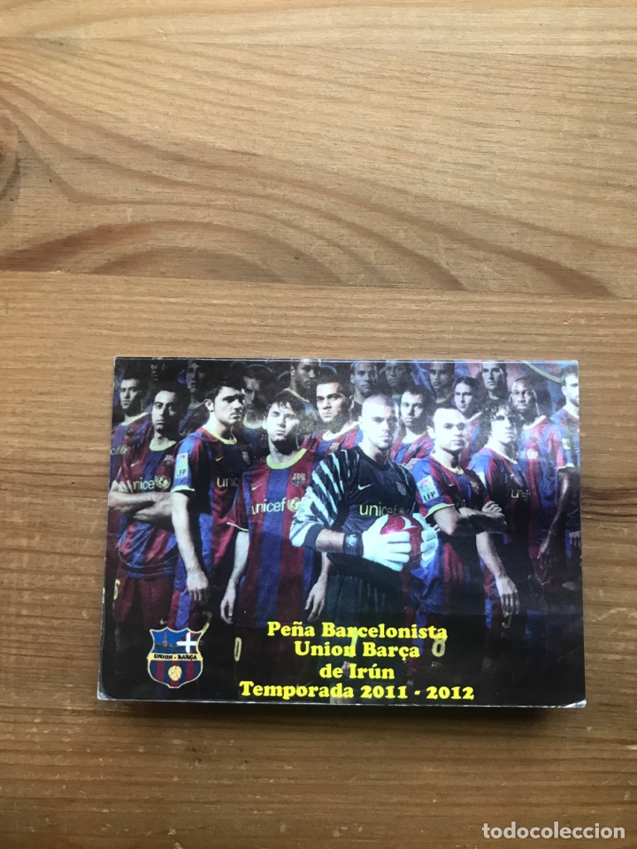 Coleccionismo deportivo: Calendario Pe&ntilde;a Barcelonista Uni&oacute;n Bar&ccedil;a - Foto 1