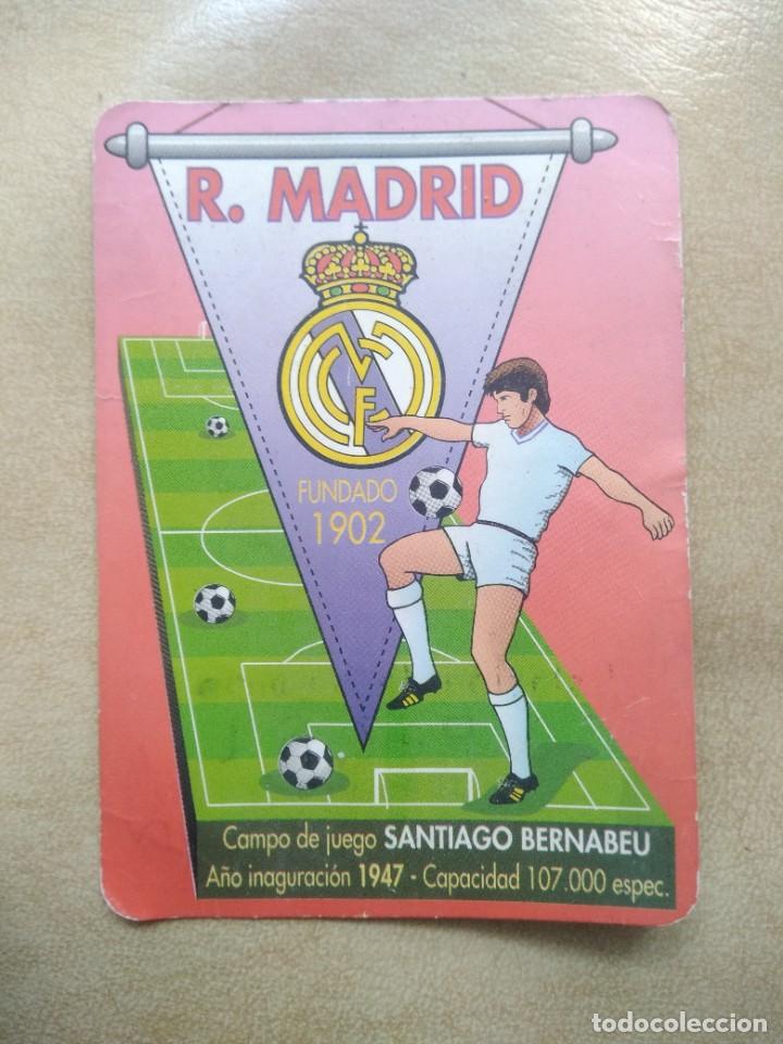 Coleccionismo deportivo: Calendario bolsillo real madrid 1987 - Foto 1