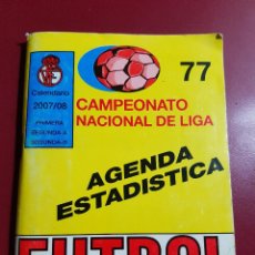 Coleccionismo deportivo: FUTBOL - AGENDA ESTADISTICA - 77 CAMPEONATO NACIONAL DE LIGA - 2007 2008. Lote 230151020