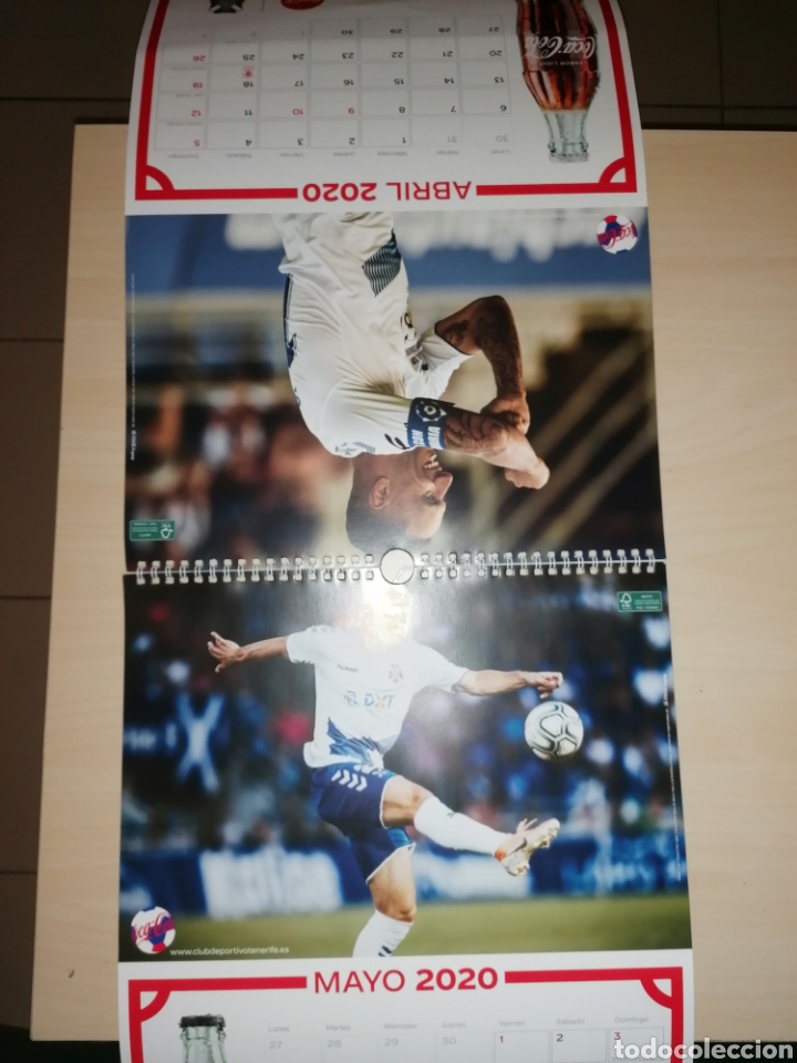 Coleccionismo deportivo: Almanaque 2020 coca cola CD TENERIFE - Foto 4