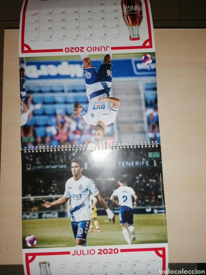 Coleccionismo deportivo: Almanaque 2020 coca cola CD TENERIFE - Foto 5