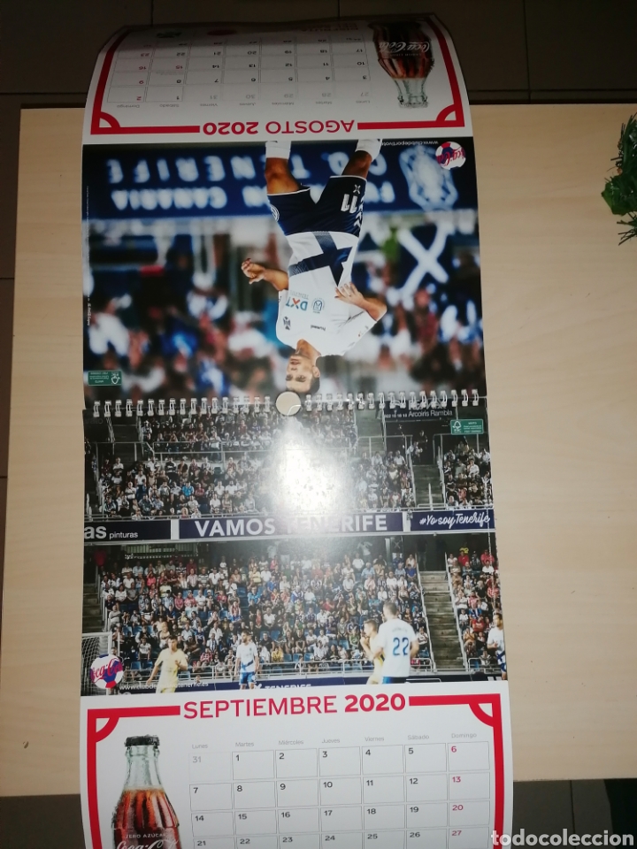 Coleccionismo deportivo: Almanaque 2020 coca cola CD TENERIFE - Foto 6